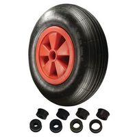 355MM WHEEL - STEEL/RUBBER WXDXH: 100 X 355 X 355