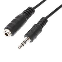 3.5mm Male to Female Audio Cable Black (5M)