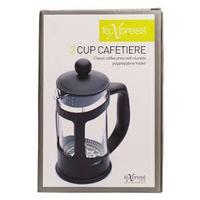 350ml Le\'xpress Plastic Bodied Three Cup Cafetiere With Glass Jug