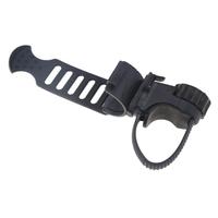 360° Rotatable Cycling Flashlight Holder Clip Bracket Plastic Rubber for Bike Bicycle Front Light