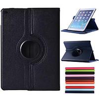 360 Degree Rotating 100% PU Leather Covered include Back Case Full Body Case for iPad Air (Assorted Colors)