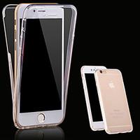 360 Degrees Ultimate Protection Slim Unimpeded TPU Soft Case for iPhone 7 7 Plus 6s 6 Plus SE 5s 5