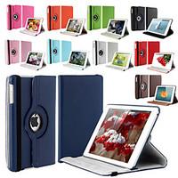 360 Degree Rotating Stand PU Leather Auto Sleep and Wake Up Case Cover for iPad Air