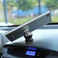 360 Degree Adjustable Magnetic Phone Holder Bracket Car Mobile Mount Ball Stand for iPhone Samsung Devices Under 6in