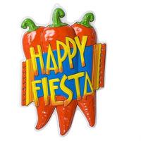 36cm x 51cm Happy Fiesta Chili Pepper Decoration