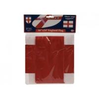 36 X24 St George Flag With Grommets. Ppbag W/prtd H/card