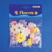 36 Piece Flowers Craft Pack