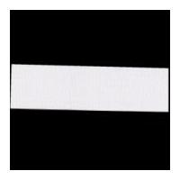 36mm romandus fused edge craft ribbon 50m white