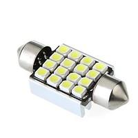 36mm 16 1210 smd led canbus white car interior dome festoon light lamp ...