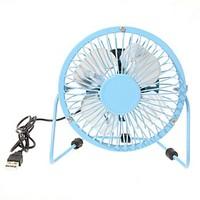 360 - Degree Rotating Usb Small Fan Mini Fan 4 Inch Aluminum Students Ultra-Quiet Usb Fan