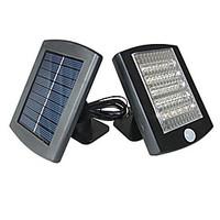 36 - LED White Solar Motion Sensor Security Lights