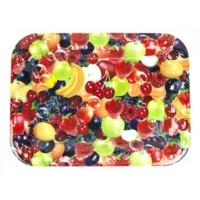 37x27.5 Rectangular Tray With All Over Fruit Design