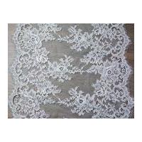 37cm teresa extra wide guipure couture bridal lace trimming ivory