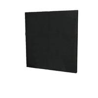 37In x 37In Solid Black Granite Back Panel No Cut-out