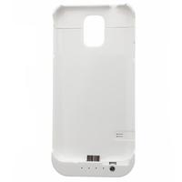 3800mAh External Battery Backup Power Bank Charger Case for Samsung Galaxy S5 i9600 Portable Emergency White