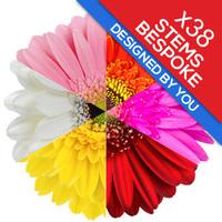 38 Classic Bespoke Gerberas
