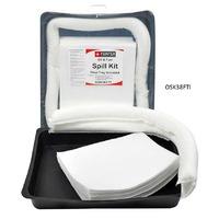 38 Litre Oil Spill Kit complete with 52cm x 70cm flexi tray