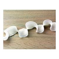 38mm steering wheel sailing pleat couture bridal trimming ivory