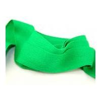 38mm acrylic webbing binding tape emerald green