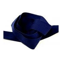 38mm Acrylic Webbing Binding Tape Navy Blue