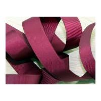 38mm Prym Ribbed Polyester Tape Bordeaux