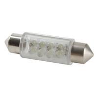 39mm 8-LED White Light Bulb for Car (DC 12V, Set of 4 pcs)