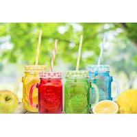 399 instead of 1499 for a four pack of coloured mason jar mugs with gi ...