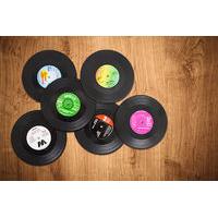 £3.98 instead of £11.99 for six vinyl record coasters from Shop Sharks - save 67%