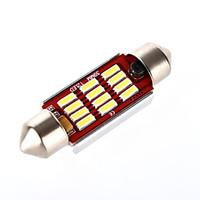 39mm 12 LED 4014 12V-24V White Light 6W 5000k-6000k 540lm LED Lights Bulb