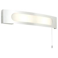 39148 Convesso 2 Light Bathroom Switched Chrome Wall Light