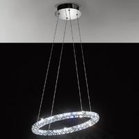 39001 Toneria LED Crystal Ring Pendant Light