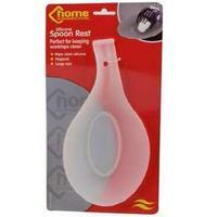 3asst colour silicone spoon rest on pvc coated backcard