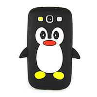 3D Penguin Silicone Protective Phone Case Cover For Galaxy S7 edge/S7/S6/S5/S4/S4 Mini/S3 Mini