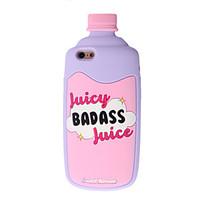 3D juice Silicone Case for iPhone 7 7 Plus 6s 6 Plus SE 5s 5