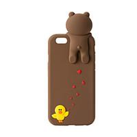 3d cute bear silicone case for iphone 7 7 plus 6s 6 plus