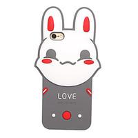 3D Cute Rabbit Silicone Case for iPhone 7 7 Plus 6s 6 Plus SE 5s 5