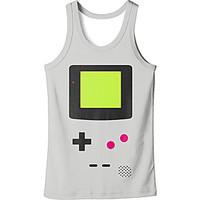 3D Vest Geometric Print Cosplay Costumes Vest Geeky Clothing Round Neck For Male/Female