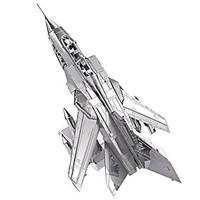 3D Puzzles For Gift Building Blocks Model Building Toy Fighter Metal 14 Years Up Silver Toys