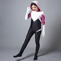 3D Print Spider Gwen Stacy Spandex Lycra Zentai Spiderman Costume for Halloween and Cosplay Female Spider Suit Anti-Venom Gwen