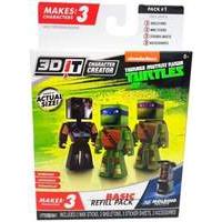 3DIT Teenage Mutant Ninja Turtles Basic Refill Childrens Craft Kit
