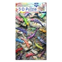 3d Puzzle - Artgame - 1 x 3d Jigsaw Puzzle - Geckos - 60 Pieces
