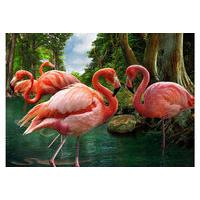 3d Flamingos Fridge Magnet - Novelty