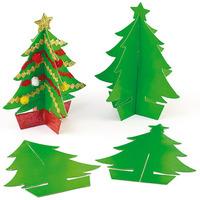 3D Christmas Trees (Pack of 10)