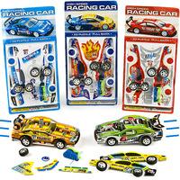 3D Puzzle Pullback Racing Car Kits (Pack of 4)