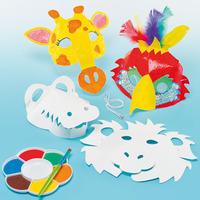 3D Animal Masks (Pack of 6)