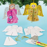 3d angel hanging decorations pack of 30