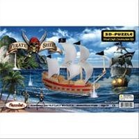 3D Jigsaw Puzzle 139 Pieces - Pirate Ship 262077