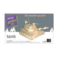 3d wooden tank puzzle