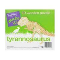 3D Wooden Tyrannosaurus Puzzle