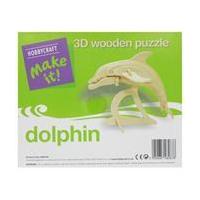 3D Wooden Dolphin Puzzle